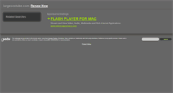 Desktop Screenshot of largesextube.com