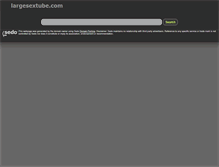 Tablet Screenshot of largesextube.com